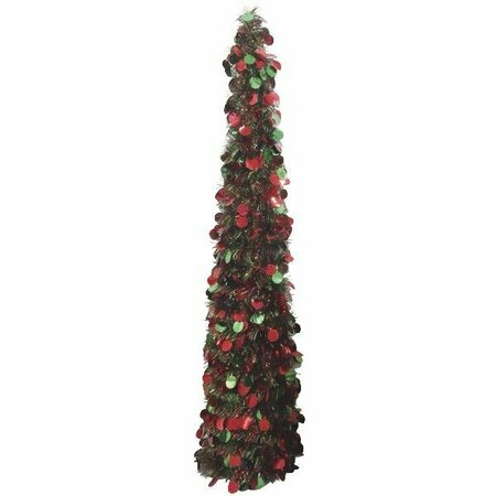 FC YOUNG 4' Red/Grn Pop-Up Tree 1279B